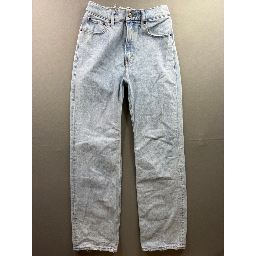 Abercrombie & Fitch The 90s Relaxed Jean Women's Light Wash High Rise 27x30